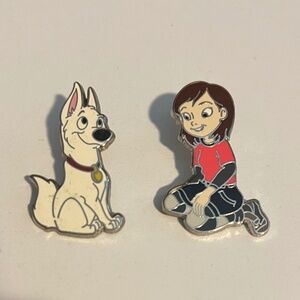 Disney Pin Bolt and Penny
